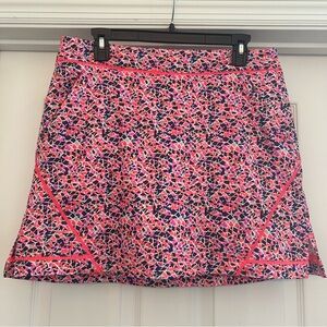 Lady Hagen Pink and Black Patterned Skort Sz 8